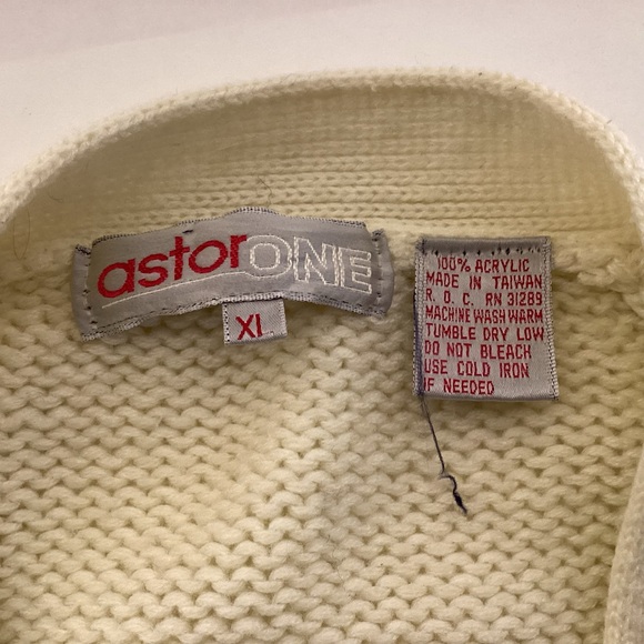 AstorOne Cable Knit Long Cardigan Sweater Women’s size XL Acrylic - Picture 7 of 10